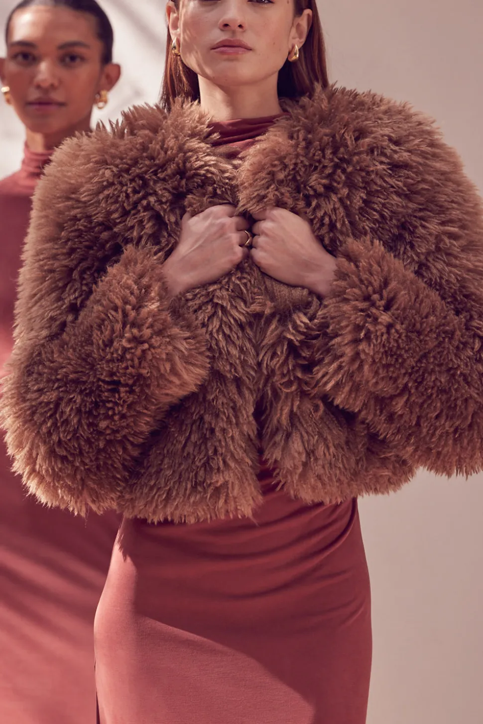 JORDYN FAUX FUR JACKET